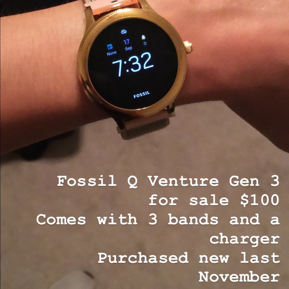 Fossil Q Venture Gen 3-Rose Gold